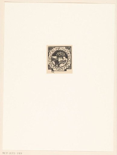 Ex libris of M.R. Radermacher Schorer