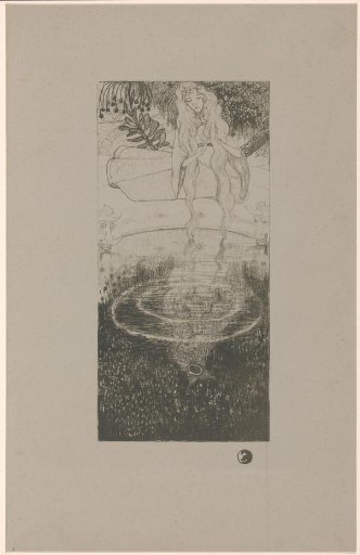 Mélisande Examining the Ring She Dropped in the Water