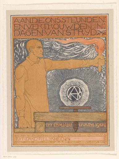 Man holding a torch