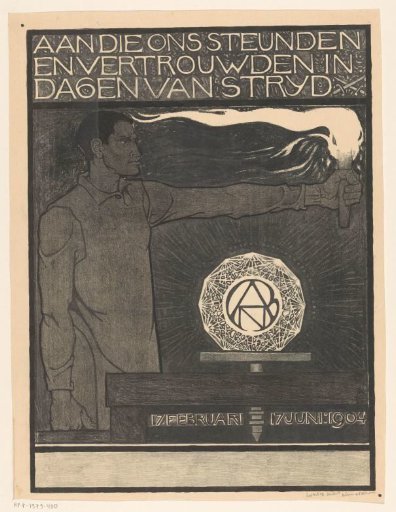Man holding a torch