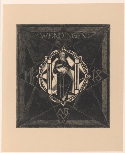 Cover Design for: Wendingen, 1918