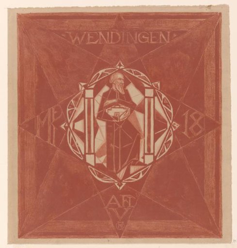 Cover Design for: Wendingen, 1918