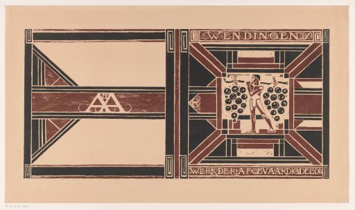 Cover design for: Wendingen, 1921