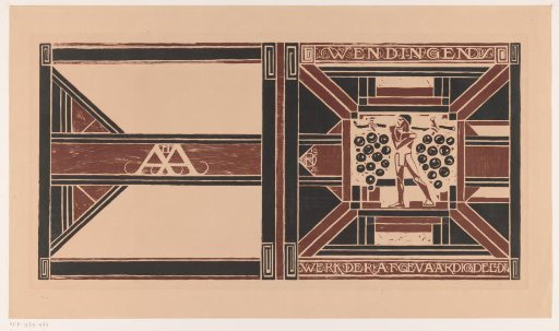 Cover design for: Wendingen, 1921