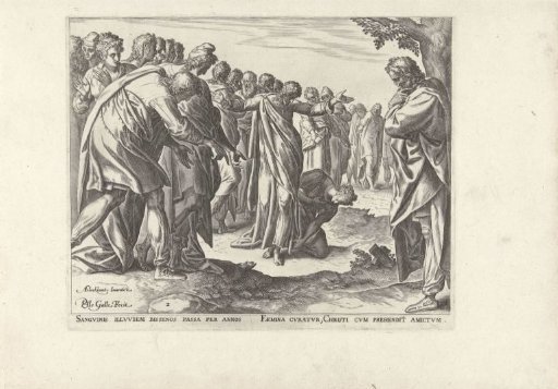 Christ Healing a Woman with a Flow of Blood