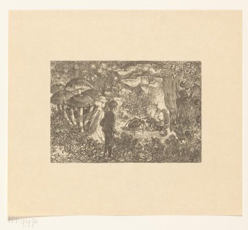 Johannes and Windekind visiting the gnome Wistik