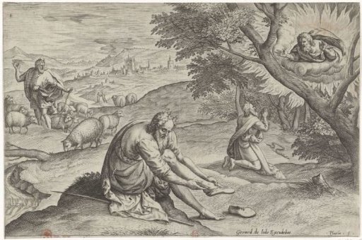 God Appears to Moses in the Burning Bush
