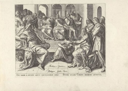 Christ Healing a Possessed Woman