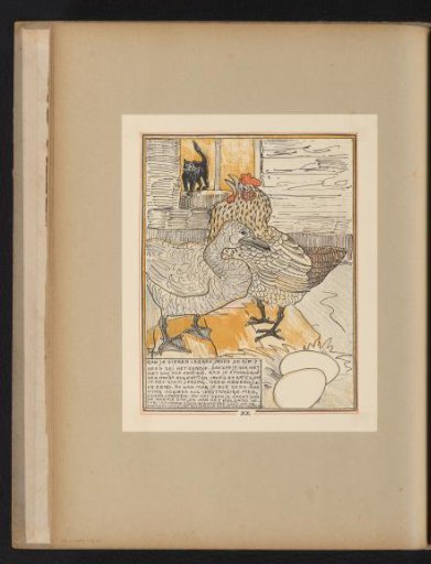 Cat and Hen with the Young Swan