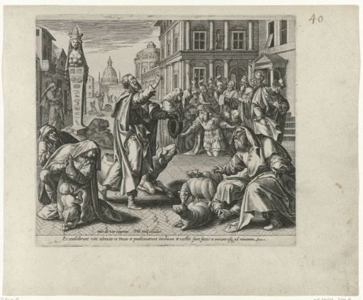 Jonah Proclaiming the Destruction of Nineveh