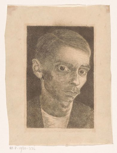 Self-Portrait with Moustache