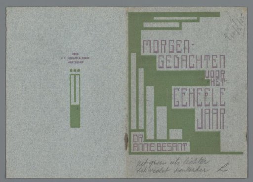 Cover: Morning Thoughts for the Whole Year, Annie Besant