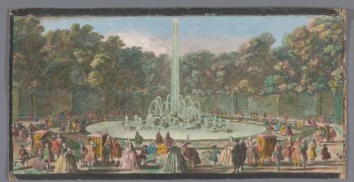 View of the Bassin de l'Encelade in the Gardens of Versailles