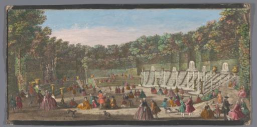 View of the Salle de Bal in the Gardens of Versailles