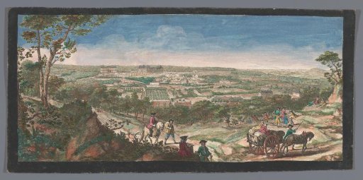 View of the village and the Château de Meudon