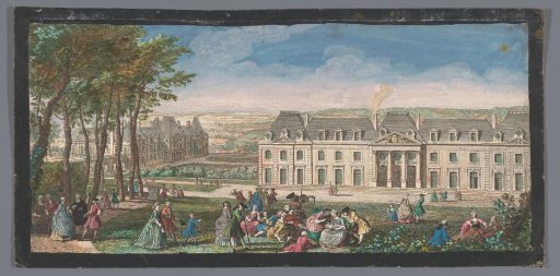 View of the new part of the Château de Meudon