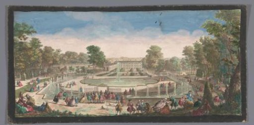 View of the Orangery of the Château de Saint-Cloud