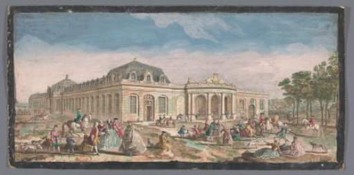 View of the stables of the Château de Chantilly