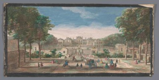 View of the front of the Château de Sceaux
