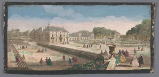 View of the parterre of the garden near the Orangery of the Château de Sceaux