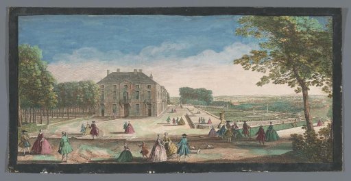 View of the garden and the Château de Sceaux
