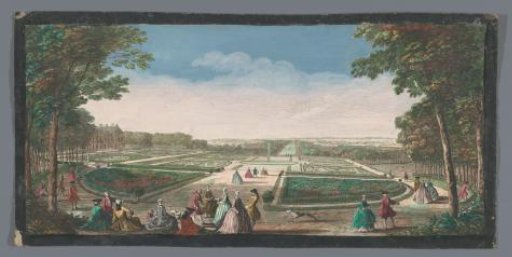 View of the Grand Canal in the garden of the Château de Sceaux