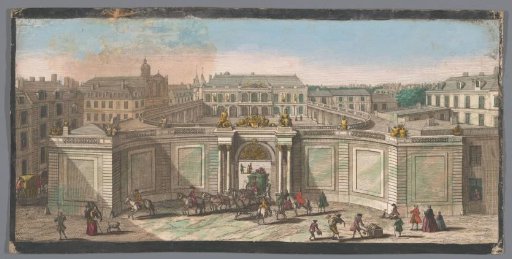 View of the Hôtel de Soubise in Paris