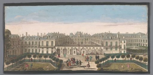 View of the Palais Royal in Paris
