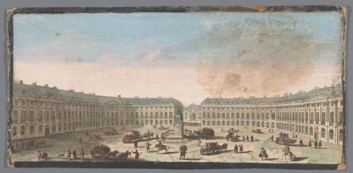 View of the Place Vendôme in Paris