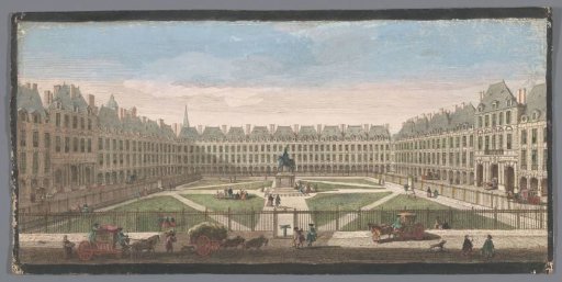 View of the Place Royale in Paris