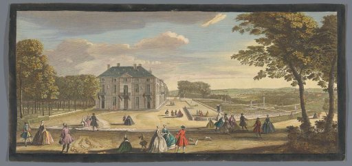 View of the garden and the Château de Sceaux