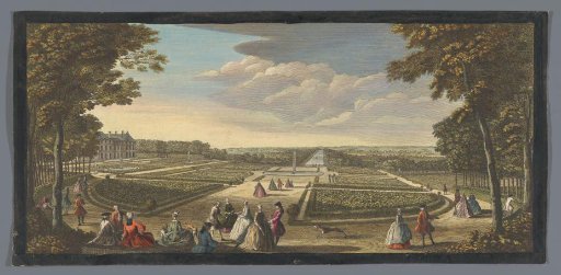 View of the Grand Canal in the garden of the Château de Sceaux
