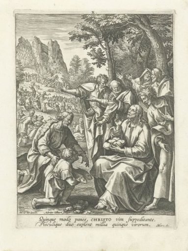 The Miraculous Multiplication of the Seven Loaves and the Two Fishes