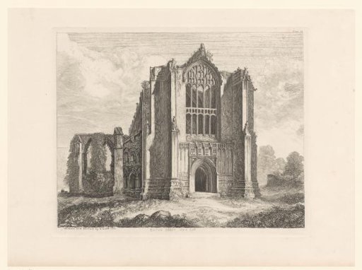 View of the Ruins of Bolton Abbey