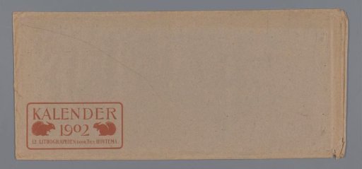 Envelope for calendar 1902