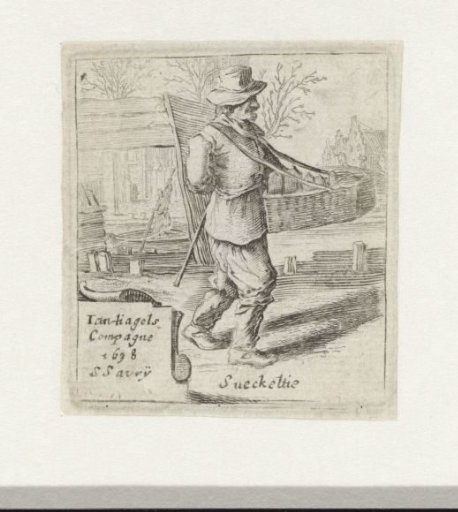 Peddler at a village
