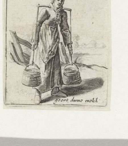 Woman with a Yoke and Buckets