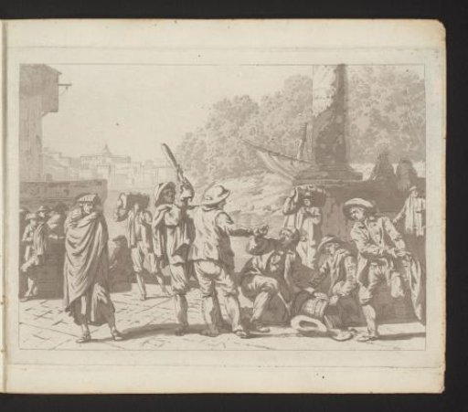Skirmish in a square