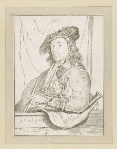 Man at a parapet