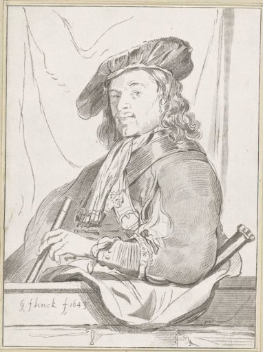Man at a parapet