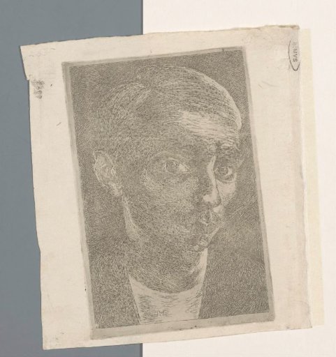 Self-portrait with a mustache