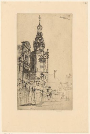 View of the Speeltoren at Monnickendam