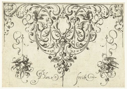 Border with an empty cartouche