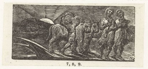 Boy with Two Oxen and a Plough