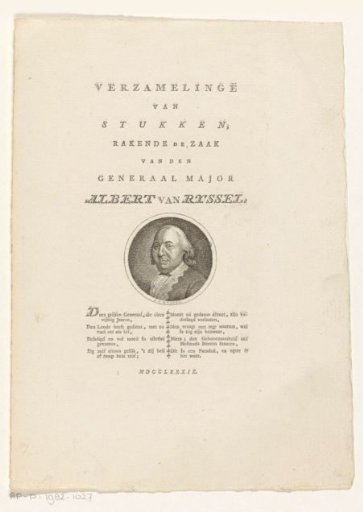 Portrait of Albert van Ryssel