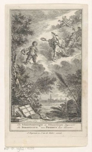 Beronicius Crowned on Parnassus by Apollo