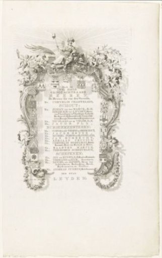 Dedication with a frame featuring Minerva