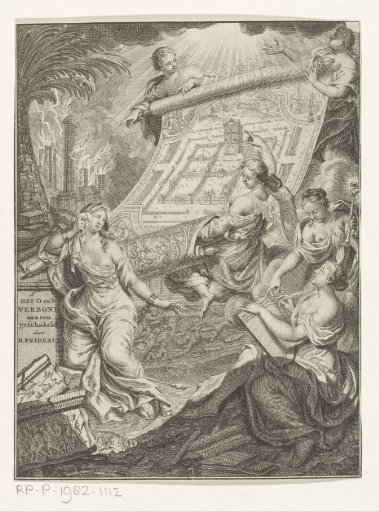 Allegory with Truth, History, and Angels with an Image of the Temple of Jerusalem
