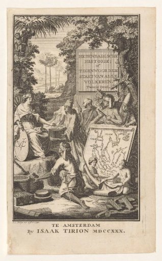 Personified VOC Receiving Gifts