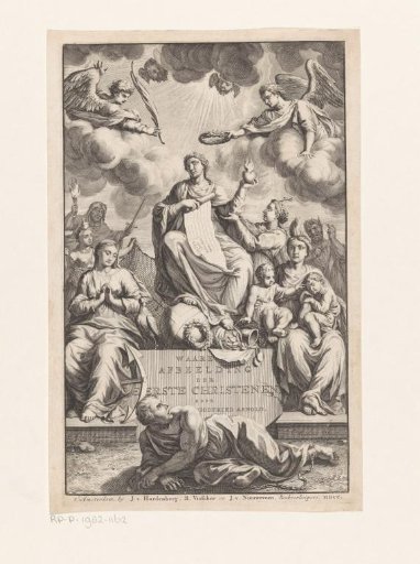 Early Christianity Surrounded by Faith, Hope, and Charity